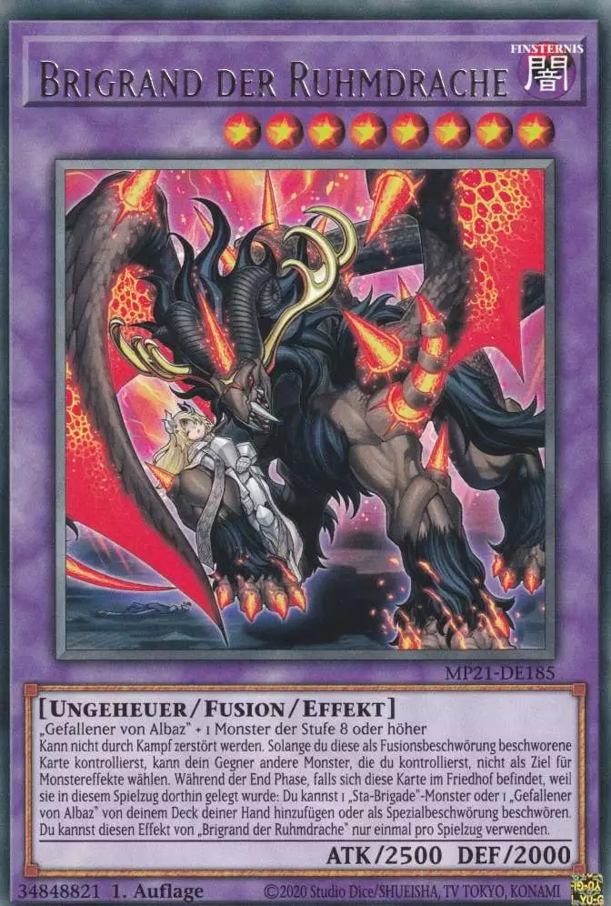 mp21-de185-brigrand-der-ruhmdrache-rare-tin-of-ancient-battles Brigrand der Ruhmdrache MP21-DE185 ist in Rare Yu-Gi-Oh Karte aus Tin of Ancient Battles 1.Auflage