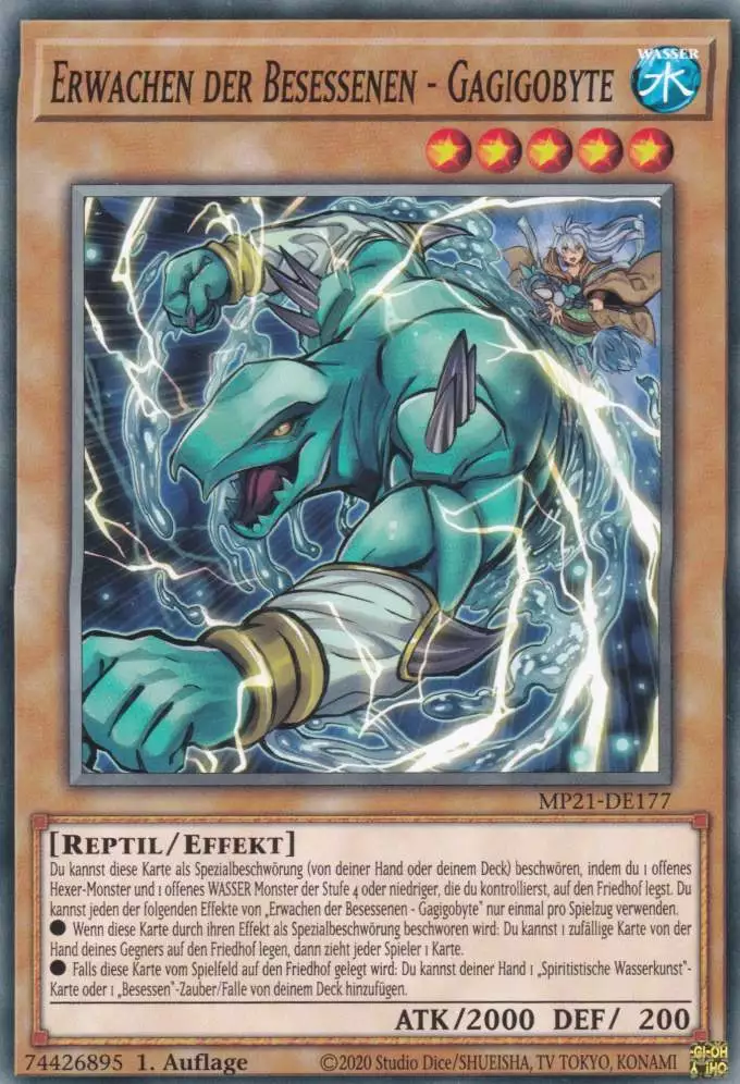 Erwachen der Besessenen - Gagigobyte MP21-DE177 ist in Common Yu-Gi-Oh Karte aus Tin of Ancient Battles 1.Auflage