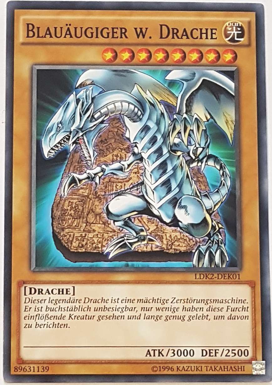 Blauäugiger w. Drache Version 3 LDK2-DEK01-3 ist in Common Yu-Gi-Oh Karte aus Legendary Decks 2 