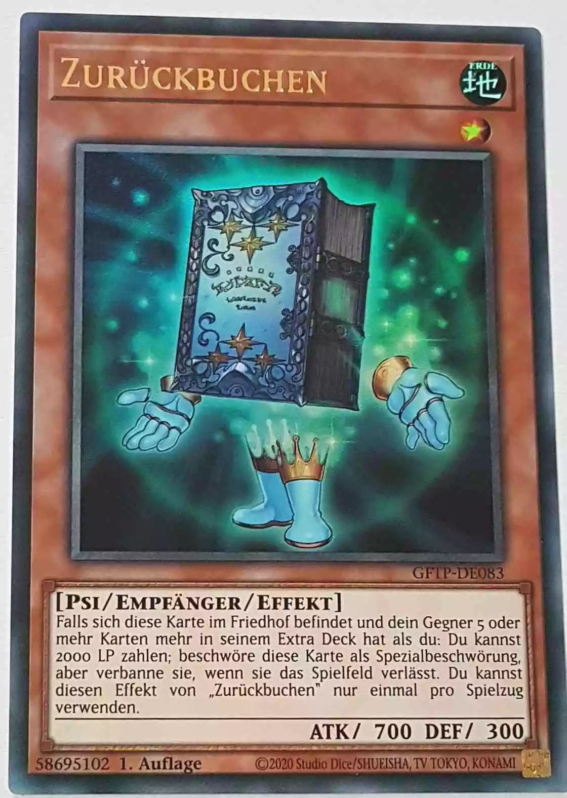 gftp-de083-zurueckbuchen-ultra-rare-ghost-from-the-past Zurückbuchen GFTP-DE083 ist in Ultra Rare Yu-Gi-Oh Karte aus Ghost From The Past 1.Auflage