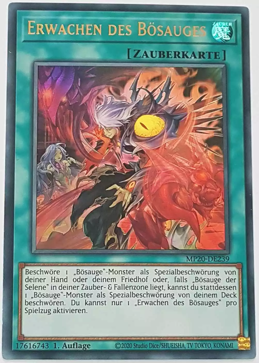 mp20-de239-erwachen-des-boesauges-ultra-rare Erwachen des Bösauges MP20-DE239 ist in Ultra Rare Yu-Gi-Oh Karte aus 2020 Tin of Lost Memories 1.Auflage