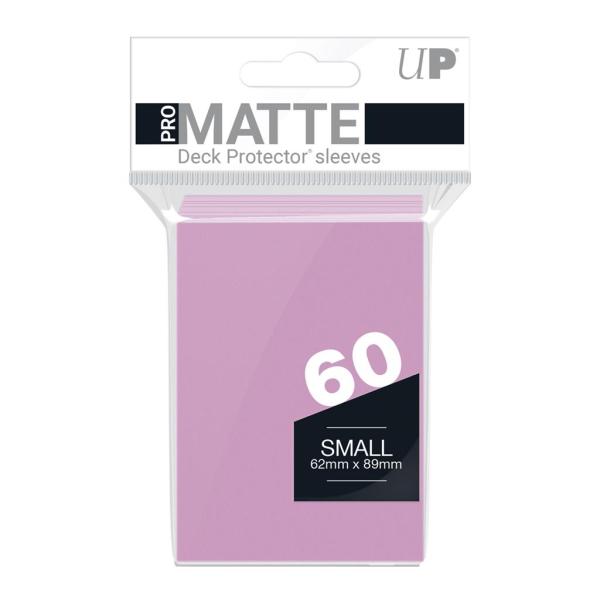 Ultra Pro Kartenhüllen - Matte Rosa (60) - Japanische Größe