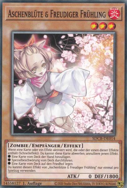Aschenblüte & Freudiger Frühling SDCB-DE014 ist in Common Yu-Gi-Oh Karte aus Structure Deck: Legend of the Crystal Beasts 1.Auflage