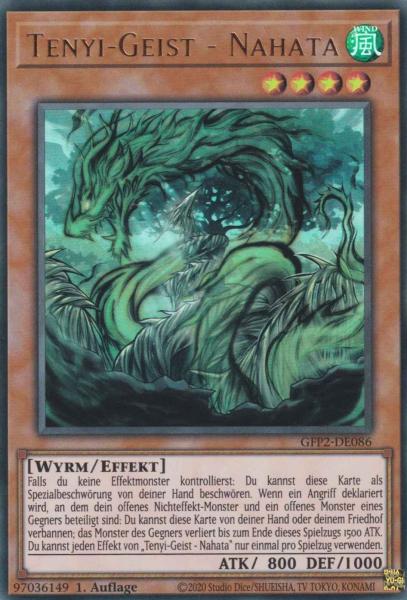 Tenyi-Geist - Nahata GFP2-DE086 ist in Ultra Rare Yu-Gi-Oh Karte aus Ghosts from the Past The 2nd Haunting 1.Auflage