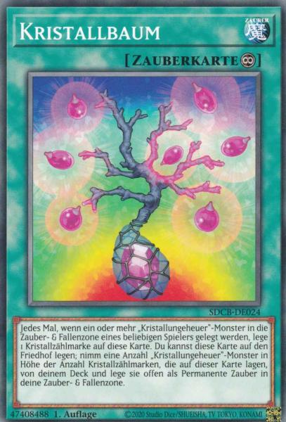 Kristallbaum SDCB-DE024 ist in Common Yu-Gi-Oh Karte aus Structure Deck: Legend of the Crystal Beasts 1.Auflage