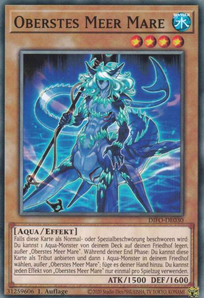 Oberstes Meer Mare DIFO-DE030 ist in Common Yu-Gi-Oh Karte aus Dimension Force 1.Auflage