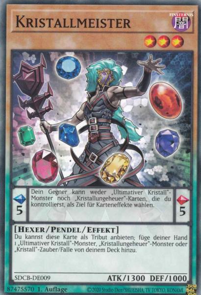 Kristallmeister SDCB-DE009 ist in Common Yu-Gi-Oh Karte aus Structure Deck: Legend of the Crystal Beasts 1.Auflage