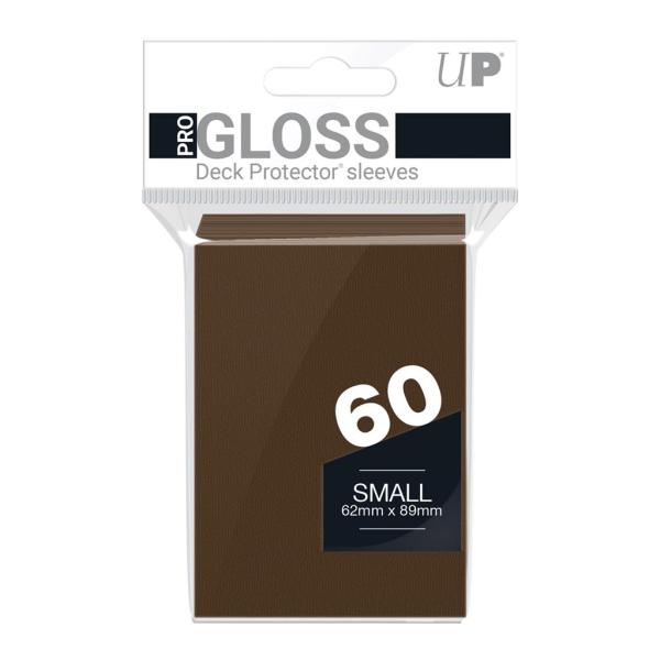 Ultra Pro Kartenhüllen - Gloss Braun (60) - Japanische Größe