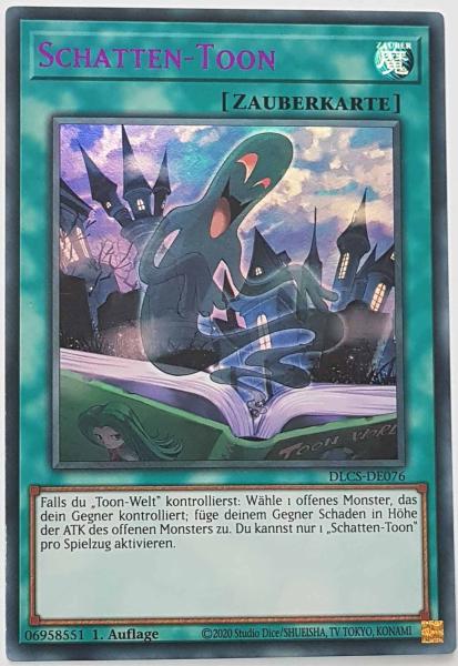 Schatten-Toon (lila) DLCS-DE076-L ist in Colorful Ultra Rare Yu-Gi-Oh Karte aus Dragons of Legend The Complete Series 1.Auflage