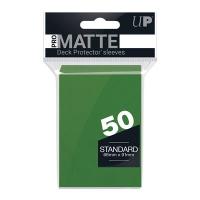 Ultra Pro Kartenhüllen - Matte Grün (50) - Standardgröße
