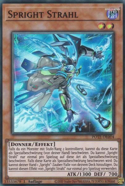 Spright Strahl POTE-DE004 ist in Super Rare Yu-Gi-Oh Karte aus Power of the Elements 1.Auflage