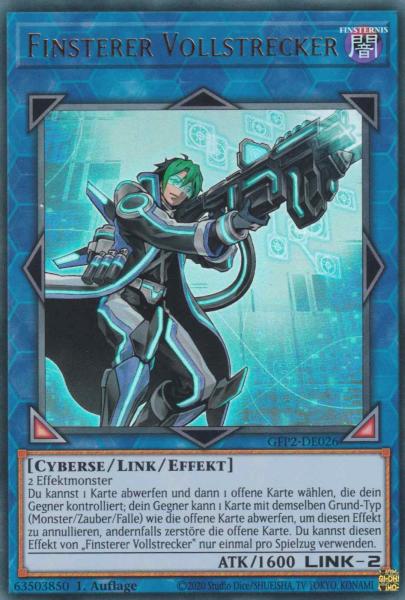 Finsterer Vollstrecker GFP2-DE026 ist in Ultra Rare Yu-Gi-Oh Karte aus Ghosts from the Past The 2nd Haunting 1.Auflage