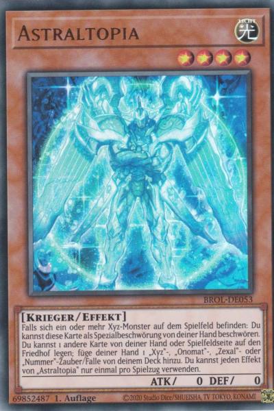 Astraltopia BROL-DE053 ist in Ultra Rare Yu-Gi-Oh Karte aus Brothers of Legend 1.Auflage