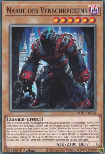 Narbe des Venschreckens POTE-DE024 ist in Common Yu-Gi-Oh Karte aus Power of the Elements 1.Auflage