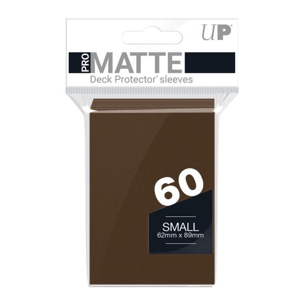 Ultra Pro Kartenhüllen - Matte Braun (60) - Japanische Größe