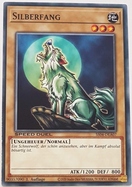 Silberfang SS04-DEA07 ist in Common Yu-Gi-Oh Karte aus Match of the Millennium 1.Auflage