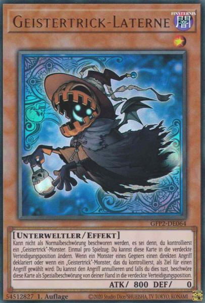 Geistertrick-Laterne GFP2-DE064 ist in Ultra Rare Yu-Gi-Oh Karte aus Ghosts from the Past The 2nd Haunting 1.Auflage