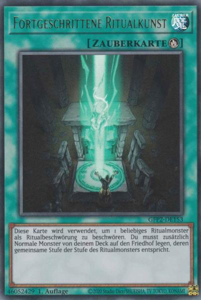 Fortgeschrittene Ritualkunst GFP2-DE153 ist in Ultra Rare Yu-Gi-Oh Karte aus Ghosts from the Past The 2nd Haunting 1.Auflage