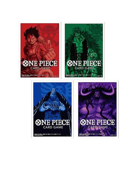 One Piece TCG Card Game - Official Kartenhüllen V.1 (60 sleeves) - Eins von vier Varianten