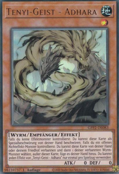 Tenyi-Geist - Adhara GFP2-DE083 ist in Ultra Rare Yu-Gi-Oh Karte aus Ghosts from the Past The 2nd Haunting 1.Auflage