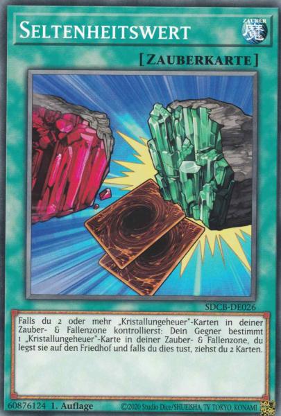 Seltenheitswert SDCB-DE026 ist in Common Yu-Gi-Oh Karte aus Structure Deck: Legend of the Crystal Beasts 1.Auflage