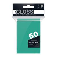 Ultra Pro Kartenhüllen - Gloss Aqua (50) - Standardgröße