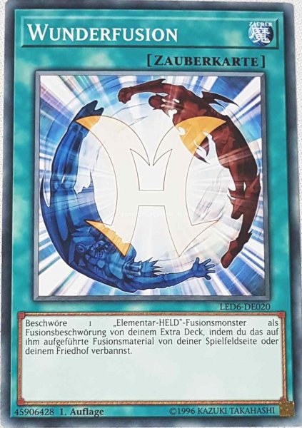 Wunderfusion LED6-DE020 ist in Common aus Legendary Duelists: Magical Hero 1.Auflage