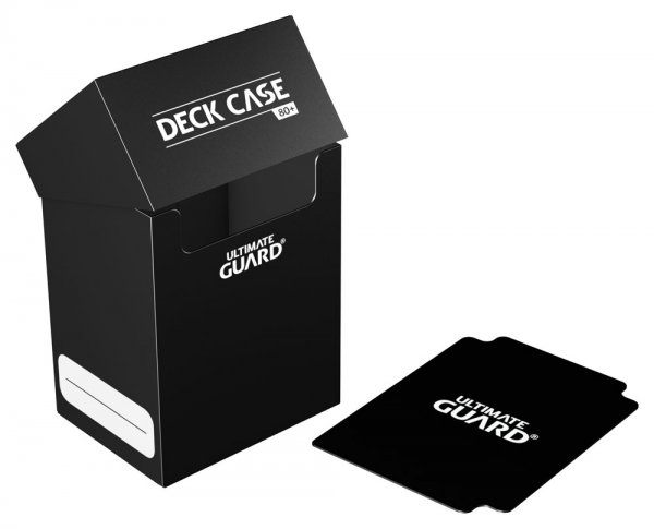 Ultimate Guard Deck Box 80+ Schwarz mit Kartentrenner