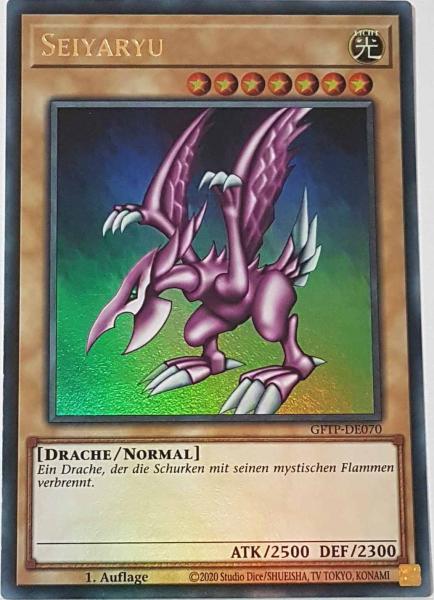 Seiyaryu GFTP-DE070 ist in Ultra Rare Yu-Gi-Oh Karte aus Ghost From The Past 1.Auflage