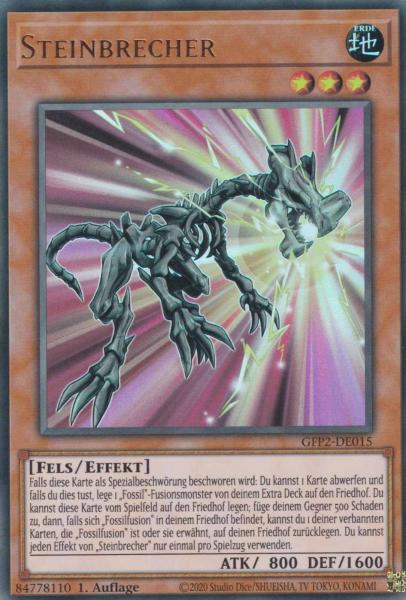 Steinbrecher GFP2-DE015 ist in Ultra Rare Yu-Gi-Oh Karte aus Ghosts from the Past The 2nd Haunting 1.Auflage