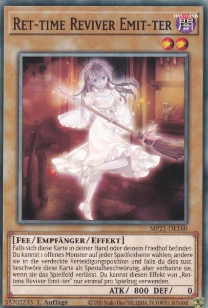 Ret-time Reviver Emit-ter MP21-DE160 ist in Common Yu-Gi-Oh Karte aus Tin of Ancient Battles 1.Auflage