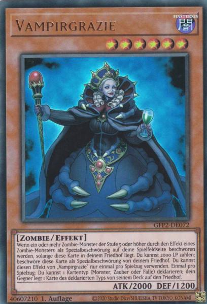 Vampirgrazie GFP2-DE072 ist in Ultra Rare Yu-Gi-Oh Karte aus Ghosts from the Past The 2nd Haunting 1.Auflage