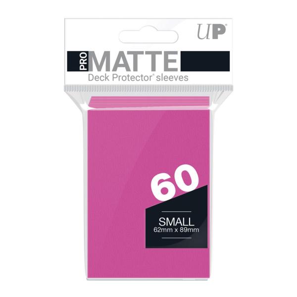 Ultra Pro Kartenhüllen - Matte Helles Pink (60) - Japanische Größe