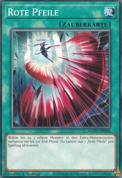 Rote Pfeile AGOV-DE096 ist in Common Yu-Gi-Oh Karte aus Age of Overlord 1.Auflage