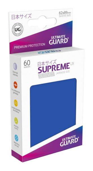 Ultimate Guard Supreme UX Kartenhüllen Japanische Größe Blau (60)