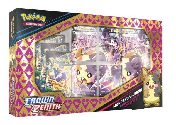 Pokemon Crown Zenith Morpeko V-Union Premium Playmat Collection - Englisch