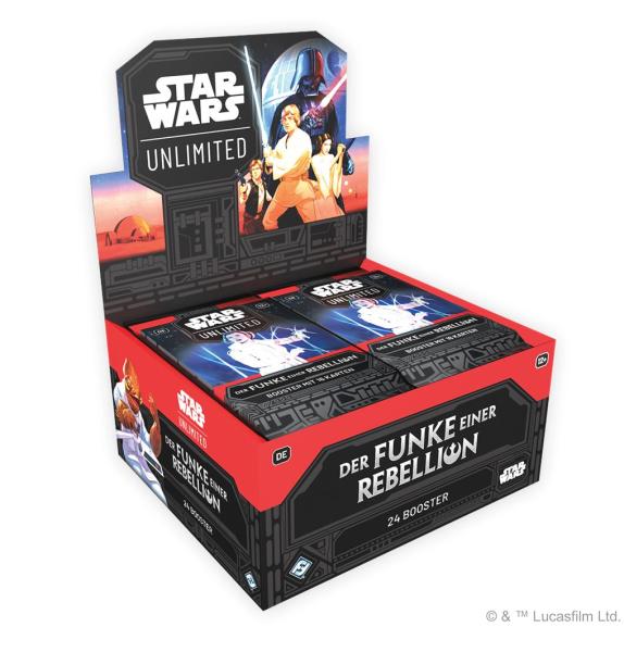 Star Wars: Unlimited - Der Funke einer Rebellion - Booster Display - Deutsch