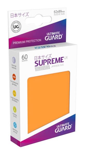 Ultimate Guard Supreme UX Kartenhüllen Japanische Größe Orange (60)