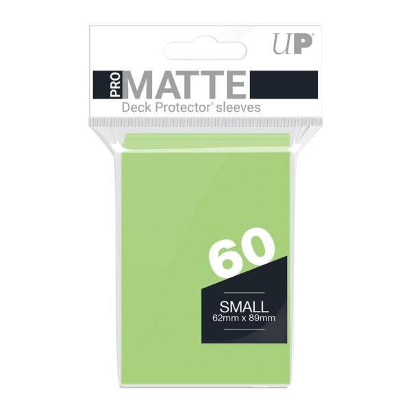 Ultra Pro Kartenhüllen - Matte Hellgrün (60) - Japanische Größe