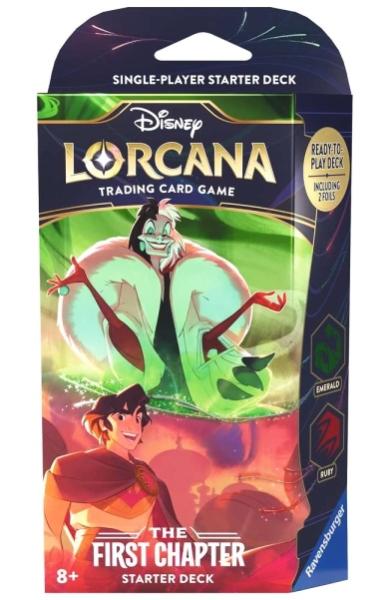 Disney Lorcana: The First Chapter - Emerald & Ruby - Starter Deck - Englisch