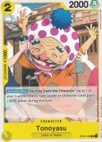 Tonoyasu OP04-109 ist in Common. Die One Piece Karte ist aus Kingdoms Of Intrigue in Normal Art.
