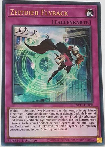 Zeitdieb Flyback GFTP-DE068 ist in Ultra Rare Yu-Gi-Oh Karte aus Ghost From The Past 1.Auflage