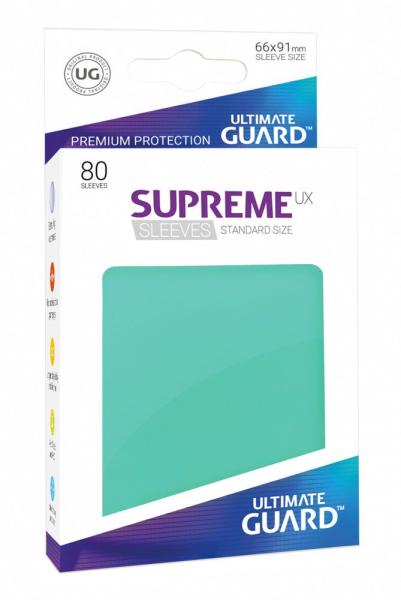 Ultimate Guard Supreme UX Kartenhüllen Standardgröße Türkis (80)