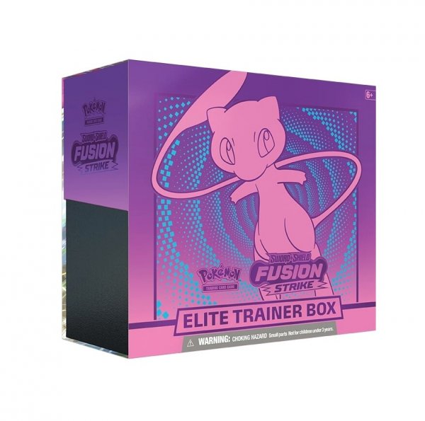 Pokemon Sword & Shield Fusion Strike Elite Trainer Box - Mew - Englisch