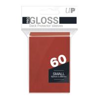 Ultra Pro Kartenhüllen - Gloss Rot (60) - Japanische Größe