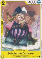 Bobbin the Disposer OP03-103 ist in Common. Die One Piece Karte ist aus Pillars of Strength OP-03 in Normal Art.