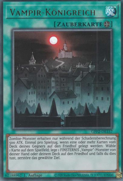 Vampir-Königreich GFP2-DE157 ist in Ultra Rare Yu-Gi-Oh Karte aus Ghosts from the Past The 2nd Haunting 1.Auflage