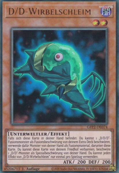 D/D-Wirbelschleim GFP2-DE074 ist in Ultra Rare Yu-Gi-Oh Karte aus Ghosts from the Past The 2nd Haunting 1.Auflage