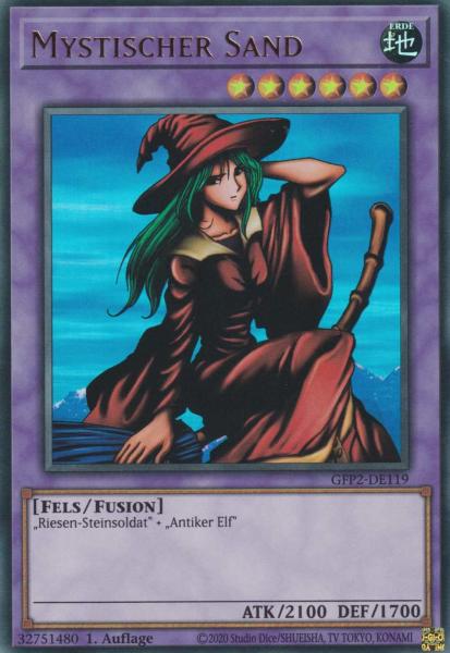Mystischer Sand GFP2-DE119 ist in Ultra Rare Yu-Gi-Oh Karte aus Ghosts from the Past The 2nd Haunting 1.Auflage