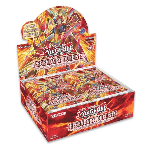 Yu-Gi-Oh! Legendary Duelists: Soulburning Volcano Booster Display - Englisch